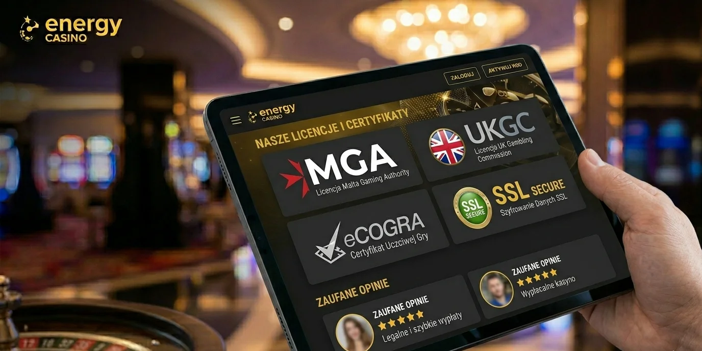 Licencje i certyfikaty Energy Casino: MGA i UKGC